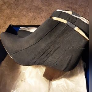 Joe's Navy Suede Ankle Boots